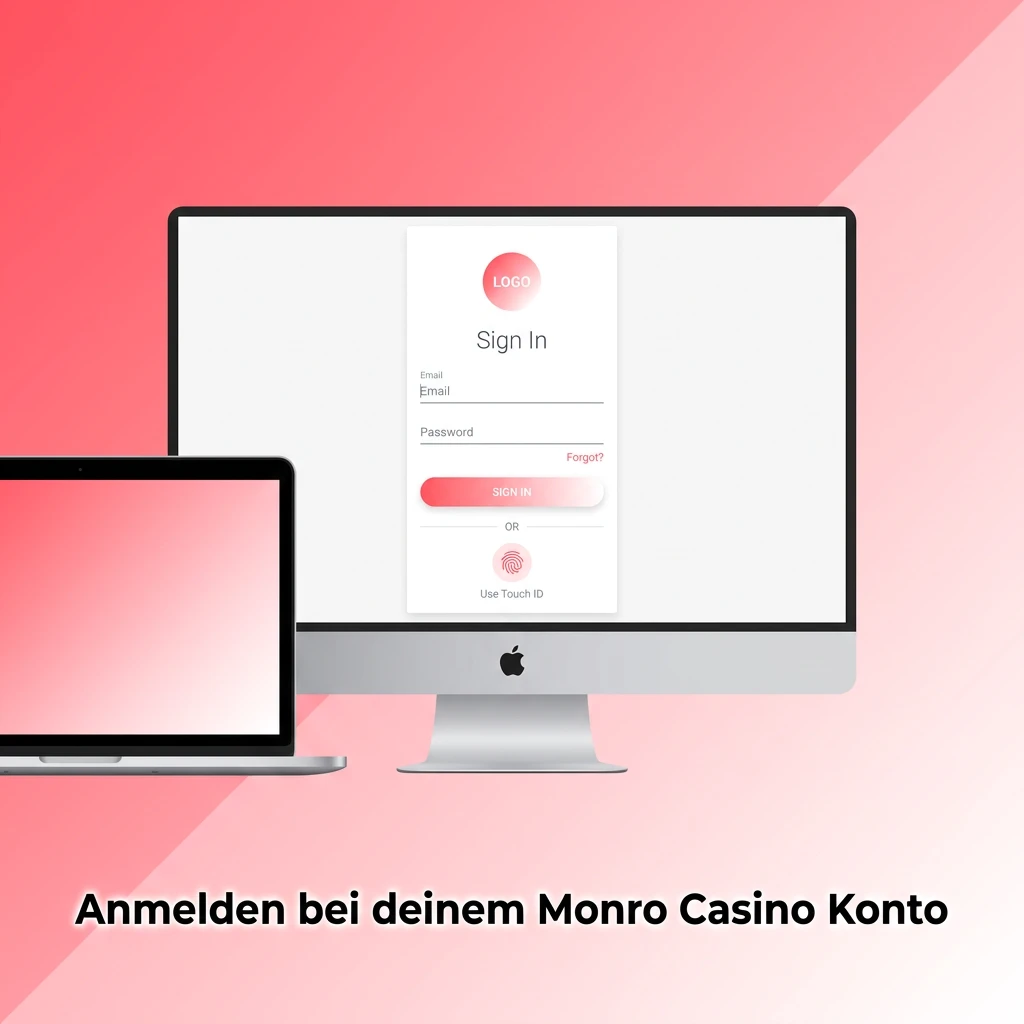 Schritt-für-Schritt Anleitung zum Anmelden beim Monro Casino Konto mit Login-Button und Passwort