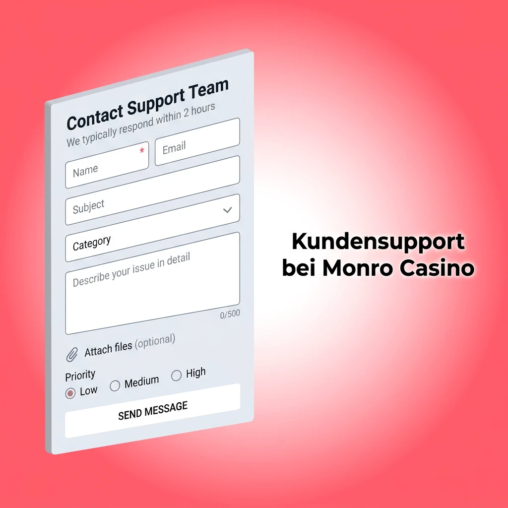 Monro Casino Kundensupport: 24/7 Live-Chat und E-Mail-Hilfe für deutsche Spieler