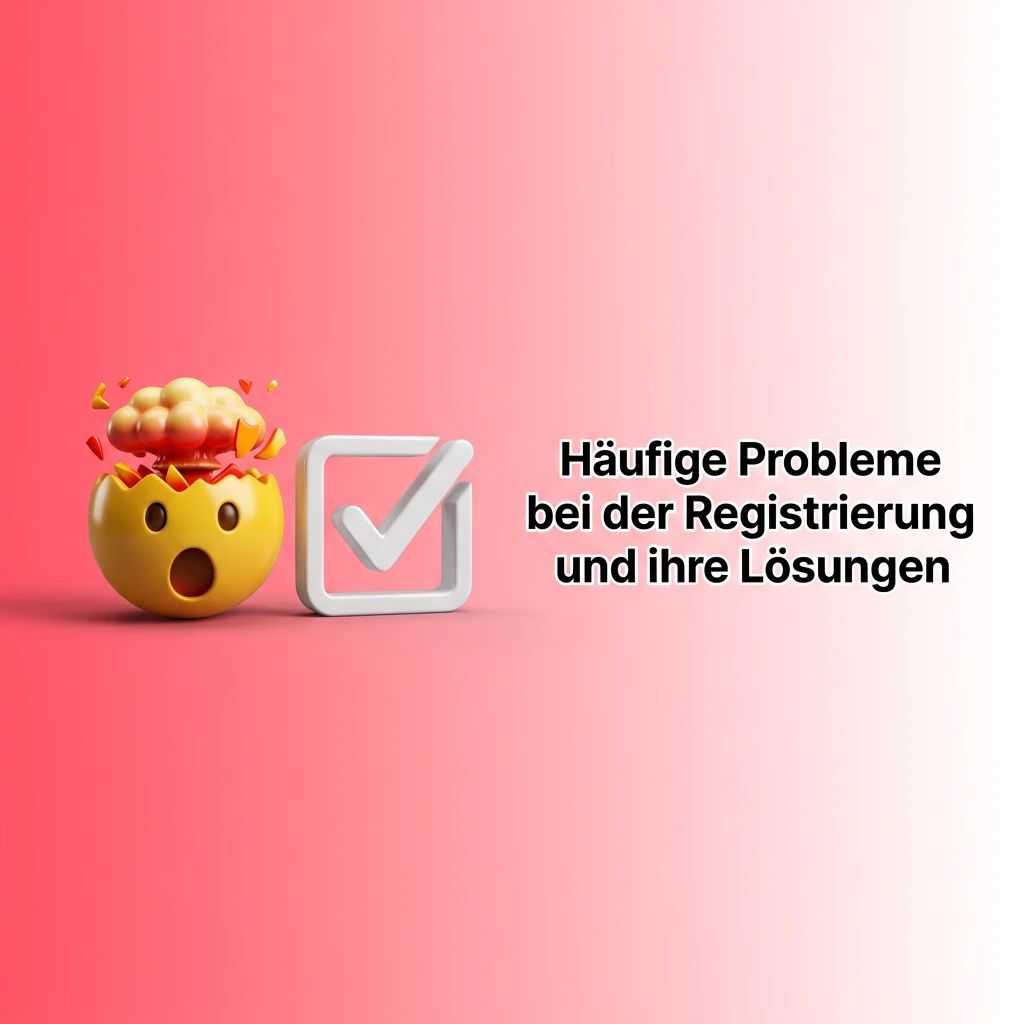 Häufige Registrierungsprobleme und Lösungen: E-Mail, Angaben, gesperrtes Konto und Dokument-Upload