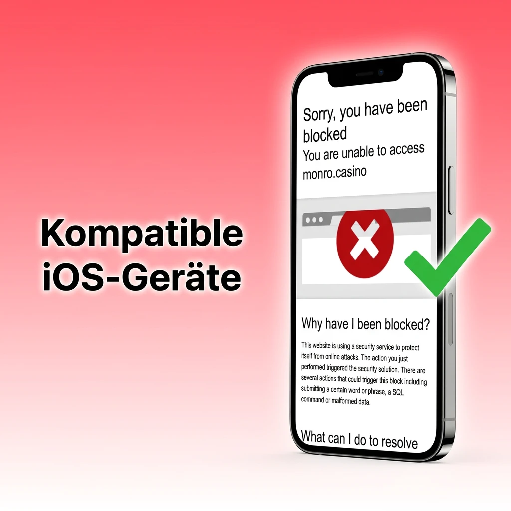 Kompatible iOS-Geräte für die Monro Casino App: iPhone X bis iPhone 15 und iPad-Modelle im Überblick