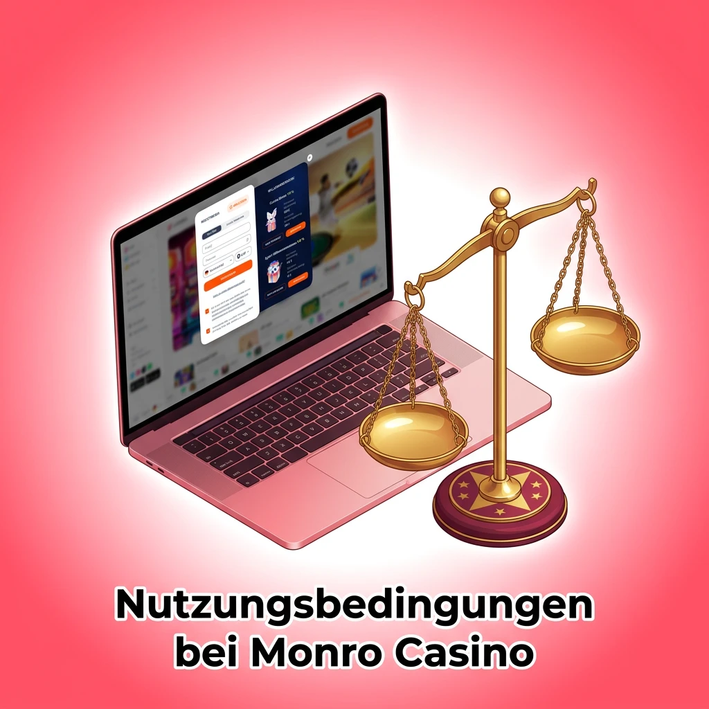 Monro Casino Nutzungsbedingungen: Mindestalter 18, ein Konto pro Nutzer, Bonusbedingungen und Kontosperrung bei Betrug.