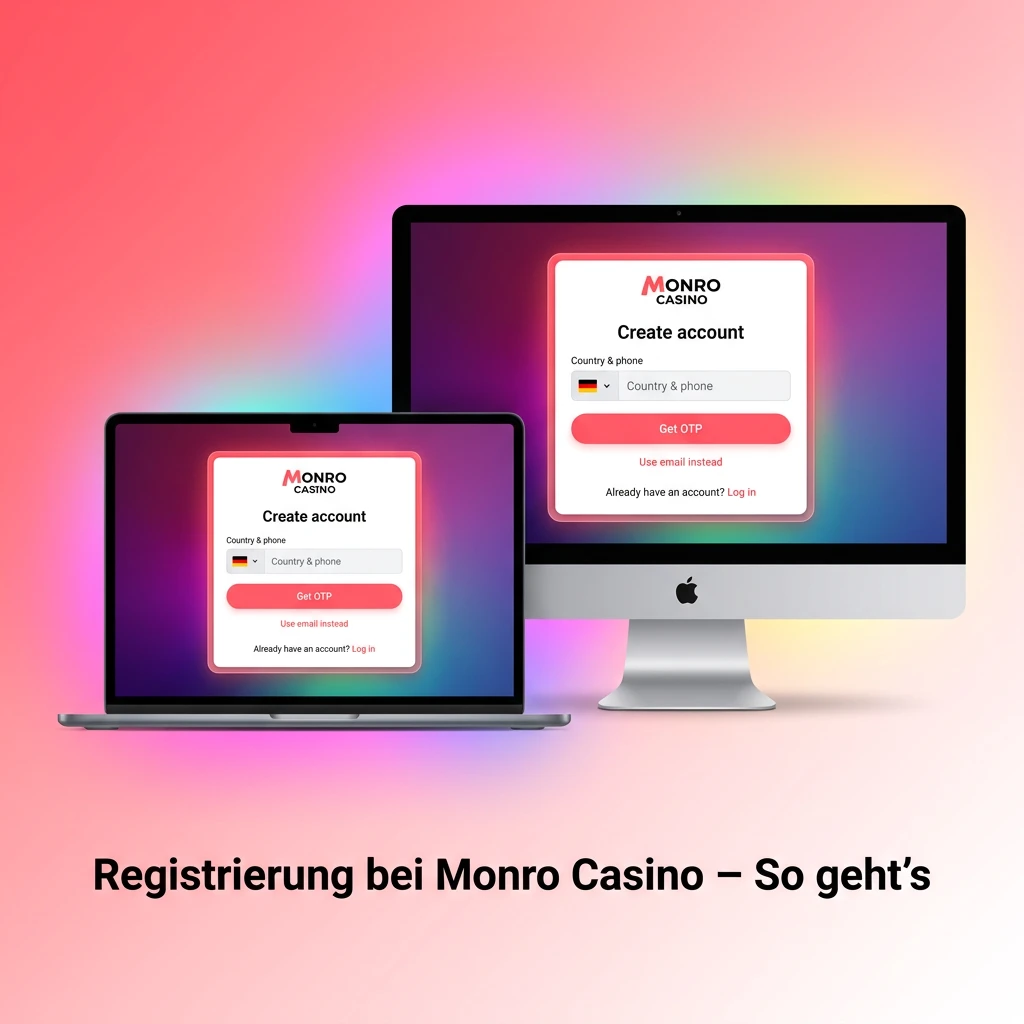 Schritt-für-Schritt-Anleitung zur Registrierung beim Monro Casino mit Kontoerstellung und Aktivierung